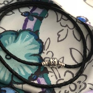 Pandora Leather triple wrap bracelet